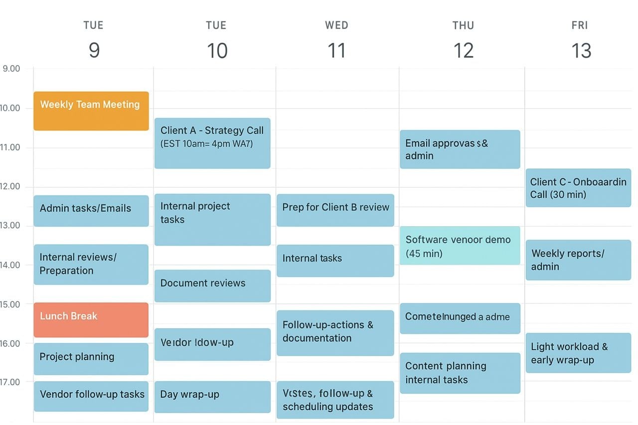 Calendar Management sample 1