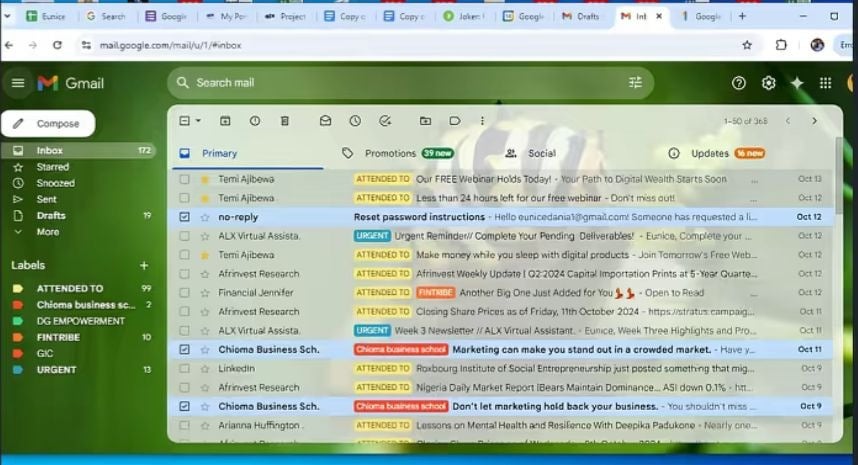 Email Management sample 1